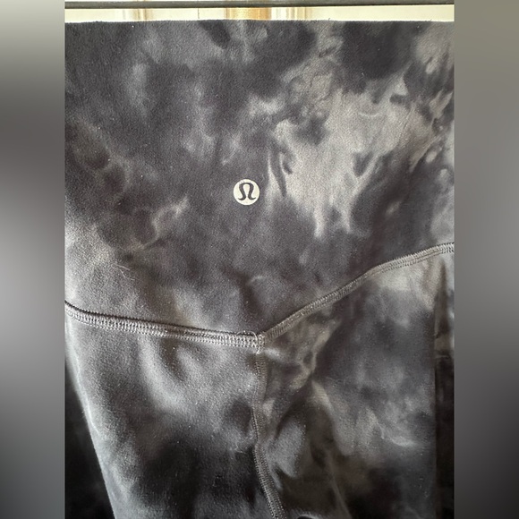 Lululemon Athletica Diamond Dye Pitch Grey Graphite Grey Leggings - Picture 8 of 10